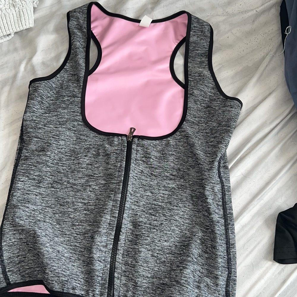 Sweat band workout top